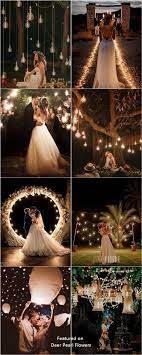 Outdoor Wedding Decoration Night Wedding Photos Outdoor Wedding Decorations Wedding Decor Elegant