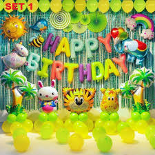 How is the party run? Ready Stock Forest Animals Theme Birthday Party Decoration Mega Set Shopee Malaysia