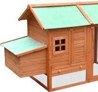 Sufrk Poulailler Bois de pin Massif et Sapin 170x81x110 cm,Enclos  Poulailler,Voliere Exterieur,Cages Et Poulaillers : Amazon.fr: Commerce,  Industrie ...