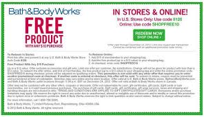 Bath Body Works Coupon Repin If You Love Free Stuff Get A Free Gift With Any 10 Dollar Pur Bath And Body Works Bath And Body Free Printable Coupons