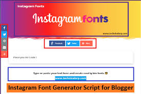 Playlist free font can be used in any purposes; Instagram Font Generator Script For Blogger Technical Arp