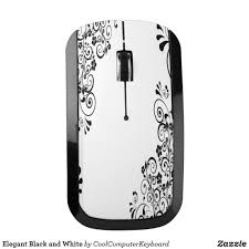 Black And White Mouse Computer Elegant Black And White Wireless Mouse Zazzle Com Black Black White Design Black White
