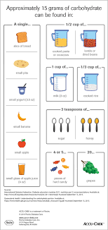 carbohydrate counting and diabetes infographic accu chek