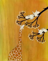 Not To Worry Art Print Etsy Giraffe Art Sign Art Art Prints