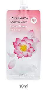 Missha Pure Source Pocket Pack Lotus Shea Butter Martini Lotus