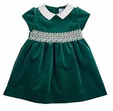 Florence Eiseman Girls Emerald Green Velvet Holiday Dress Baby Frocks Designs Girl Green Dress Velvet Holiday Dress