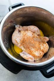 Instant Pot Rotisserie Chicken This Recipe Turns Out Perfectly Tender And Juicy Chicken Instant Pot Recipes Chicken Stuffed Whole Chicken Instant Pot Recipes
