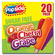 Maybe you would like to learn more about one of these? Walmart Grocery Popsicle Ice Pops Sugar Free Orange Cherry Grape 20 Ct