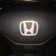 Check spelling or type a new query. Bling Honda Emblem For Steering Wheel Logo Sticker Decal Carsoda