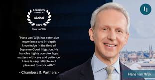 In de Global Guide voor 2024 van Chambers and Partners is Hans van Wijk  individueel erkend.