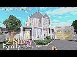 Bloxburg 2 Story Family Home No Advanced Placement Youtube Bloxburg House Ideas Roblox Bloxburg House Ideas Bloxburg Houses