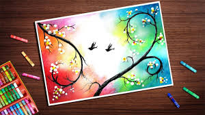You will be really impressed with the talent these great artists. Beautiful Abstract Drawing With Oil Pastel Abstract Bird Drawing Step By Step Youtube