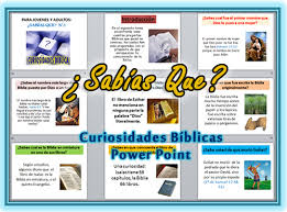 Una hermana se ha comunicado con nosotros. 150 Curiosidades Biblicas En Powerpoint Pdf