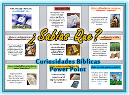 Este juego consiste en descubrir tras una pequeña descripción, el nombre del personaje bíblico; 150 Curiosidades Biblicas En Powerpoint Pdf