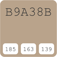 Benjamin Moore Interlude Af 135 B9a38b Hex Color Code