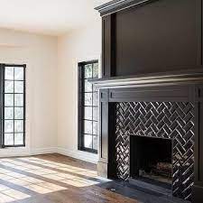 black herringbone fireplace mantel tiles black fireplace herringbone fireplace black fireplace mantels