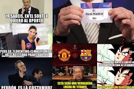 Tremendos partidazos se vieron hoy en los octavos de final de la champions league. Los Memes Del Sorteo De La Champions League Donde Destrozan Al Real Madrid Diez Diario Deportivo