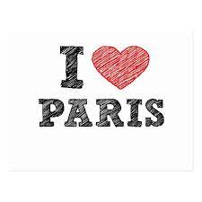 I Love Paris Sketch Postcard Zazzle Com In 2021 I Love Paris Paris My Love