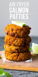 Make Ahead Thai Salmon Patties Air Fryer Or Pan Fried Sweetpeasandsaffron Com Recipe Salmon Patties Salmon Patties Recipe Canned Salmon Recipes