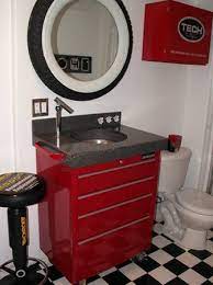 Look through man cave bathroom pictures in different colors and styles and when you find some. Turn Your Bathroom Into The Ultimate Man Cave