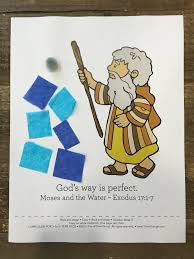 Sample Craft For 3s 5s Week 5 Rock And Water Toddler Sunday School Bible Crafts Bible Class Activities