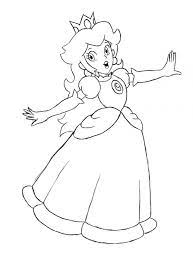In the game boy color version of mario tennis, daisy can be found beside. Peach And Daisy Coloring Pages For Kids And For Adults Princess Drawings Mario Coloring Pages Princess Coloring Pages