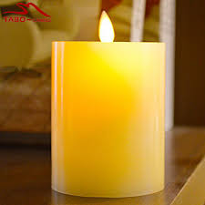 Luminara Battery Operated Led Candles Scents Dancing Wick Flameless Wax Pillar Candles Light For Christmas Gifts Wedding Decor Candle Led Scented Candlespillar Candles Aliexpress