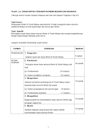 Kebanyakan pekebun kecil ialah orang melayu. Soalan Sej Kertas 3 Pcbaan 13