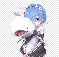 Re Zero Starting Life In An World In Time The Best Of R E M 1988 2003 Anime Manga Anime Chibi Vertebrate Png Pngegg