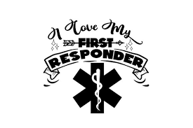 Download I Love My First Responder Svg Cut File By Creative Fabrica Crafts Creative Fabrica PSD Mockup Templates