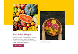 Don't forget to pin this to your favorite pinterest board for later. Fruit Salad Recipe Web Page Design