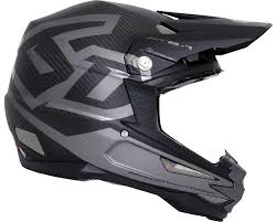 6d Helmets Atb 1 Dh Bmx Carbon Macro Full Face Helmet Black Xs