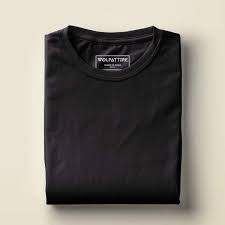 Place your design on smart object, change the background texture if required or use any solid color as per your branding color scheme. Plain Black Half Sleeve Shirt Round Neck T Shirt Wolfattire