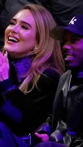 Adele and Rich last night at the Lakers game, <#adele #adelelovex>