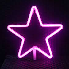 A first name, an inspirational message or something you design together, they are going to love their brite lite new neon® sign! Star Shaped Neon Signs Led Neon Light Star Wall Light For Studio Kids Room Living Room Bedroom Wedding Party Decoration Neon Bulbs Tubes Aliexpress