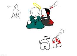 Among Us Knife Stab Be Like Imgflip