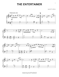 They'll learn about the music and life of the composer with a premium piano arrangement, biography, and two activity worksheets. The Entertainer Piano Sheet Music By Scott Joplin Easy Piano