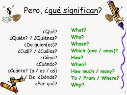 WH- Questions - palabras para hacer preguntas: who, what, where ...