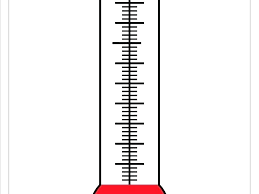 thorough money thermometer chart fundraising thermometer