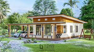 แบบบ านสวยแนวโมเด ร น 3 ห องนอน 1 ห องน ำ พ นท ท งหมด 126 33 ตารางเมตร ด ไอเด ยบ าน ร ปแบบบ าน บ านโมเด ร น แปลนบ านขนาดเล ก