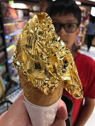 Only 1 available and it's in 1 person's cart. Only In Hong Kong Gold Plated Ice Cream Oddlysatisfying