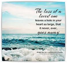 The Loss Of A Loved One Leaves A Large Hole In Your Heart Miss Mom Grief Feeling Alone