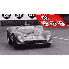 Ferrari 330 p3/4 spyder 1967. Ferrari 330 P3 4 Spyder Test Le Mans 1967 NÂº22 Lemansdecals