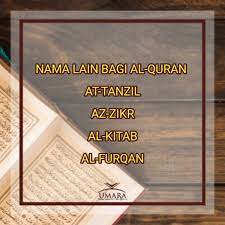 Check spelling or type a new query. Nama Lain Bagi Al Quran