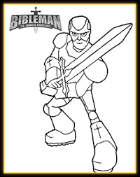 Bibleman coloring and activity book (9781535937849) Free Stuff Bibleman