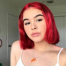 Honey tea is a new hair color that combines brown, gold and red color. Best Quality Remy Human Hair Red Bob Wig With A Lace Front Short Red Hair Red Hair Inspo Hair Inspo Color