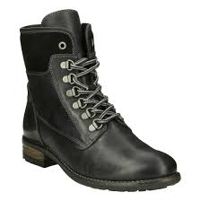 Taos Ringer Black Lace Up Boots