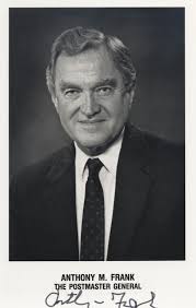 ANTHONY FRANK Autographed Signed PHOTOGRAPH USPS Postmaster General Post  Office