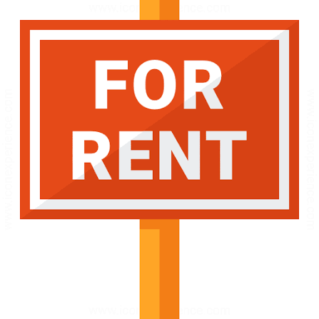 IconExperience » G-Collection » Signboard For Rent Icon