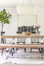 Modern Farmhouse Dining Room Reveal Interior Design Ideas On A Budget Modern Farmhouse Dining Room Farmhouse Dining Room Lighting Modern Farmhouse Dining Room Decor
